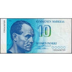 Finlande - Pick 113a_16b - 10 markkaa - 1986 - Etat : TTB+