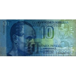 Finlande - Pick 113a_16b - 10 markkaa - 1986 - Etat : TTB+