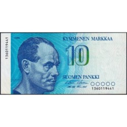 Finlande - Pick 113a_19 - 10 markkaa - 1986 - Etat : SUP+