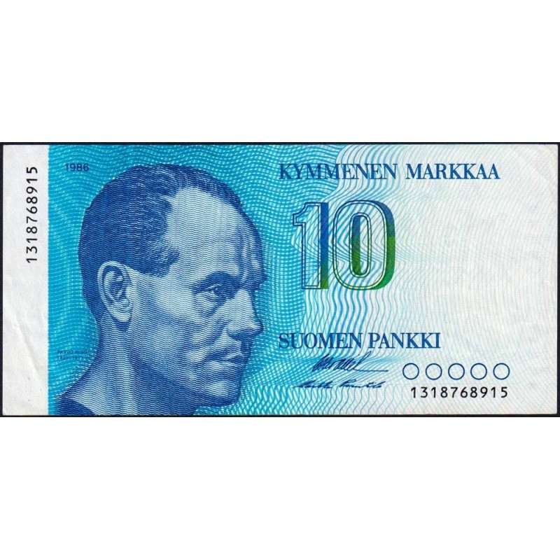 Finlande - Pick 113a_31 - 10 markkaa - 1986 - Etat : TTB+