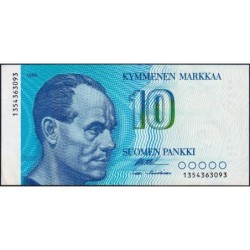 Finlande - Pick 113a_35a - 10 markkaa - 1986 - Etat : SUP+