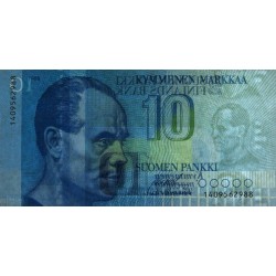 Finlande - Pick 113a_35b - 10 markkaa - 1986 - Etat : SUP