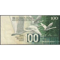 Finlande - Pick 119_28 - 100 markkaa - Litt. A - 1986 (1991) - Etat : TTB
