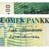 Finlande - Pick 119_28 - 100 markkaa - Litt. A - 1986 (1991) - Etat : TTB