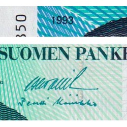 Finlande - Pick 123_3 - 20 markkaa - Litt.A - 1993 (1997) - Etat : SUP+