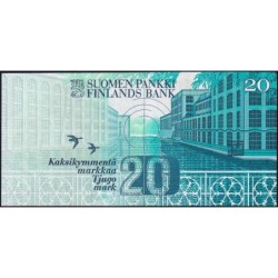 Finlande - Pick 123_3 - 20 markkaa - Litt. A - 1993 (1997) - Etat : SPL