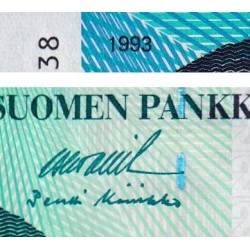 Finlande - Pick 123_3 - 20 markkaa - Litt.A - 1993 (1997) - Etat : SPL
