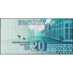 Finlande - Pick 123_8 - 20 markkaa - Litt. A - 1993 (1997) - Etat : SUP-