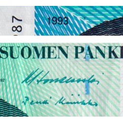 Finlande - Pick 123_11 - 20 markkaa - Litt. A - 1993 (1997) - Etat : TTB