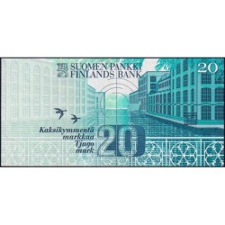 Finlande - Pick 123_11 - 20 markkaa - Litt. A - 1993 (1997) - Etat : SUP+