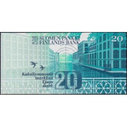 Finlande - Pick 123_12 - 20 markkaa - Litt. A - 1993 (1997) - Etat : SUP+