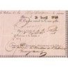 Martinique - Kolsky non réf. - Deuxième traite de 2'000 francs - 1848 - Etat : TTB+