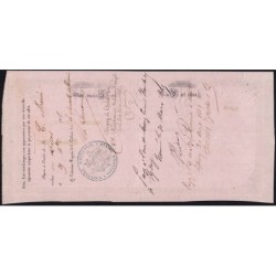Nouvelle Calédonie - Kolsky non réf. - Seconde traite de 250 francs - 1867 - Etat : TTB+