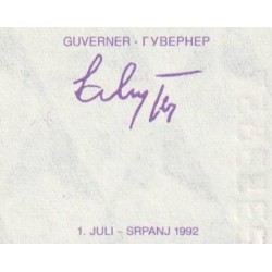 Bosnie-Herzégovine - Pick 10 - 10 dinara - Série BG - 01/07/1992 - Etat : NEUF