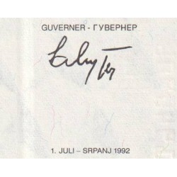 Bosnie-Herzégovine - Pick 13 - 100 dinara - Série AC - 01/07/1992 - Etat : NEUF