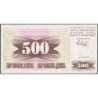 Bosnie-Herzégovine - Pick 14 - 500 dinara - Série DH - 01/07/1992 - Etat : NEUF