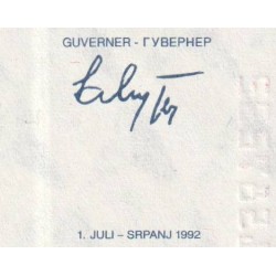 Bosnie-Herzégovine - Pick 15 - 1'000 dinara - Série LA - 01/07/1992 - Etat : NEUF
