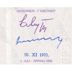 Bosnie-Herzégovine - Pick 34b - 100'000 sur 10 dinara - Série GF DC - 10/11/1993 - Etat : NEUF