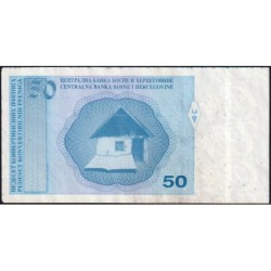 Bosnie-Herzégovine - Pick 58 - 50 convertible pfeniga - Série A - 1998 - Etat : TTB