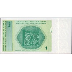 Bosnie-Herzégovine - Pick 59 - 1 convertible maraka - Série B - 1998 - Etat : NEUF