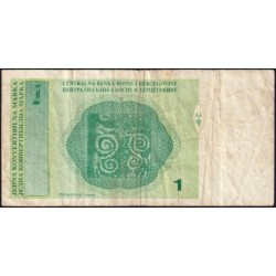 Bosnie-Herzégovine - Pick 59 - 1 convertible maraka - Série B - 1998 - Etat : TB