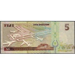 Fidji - Pick 105b - 5 dollars - Série AG - 2002 - Etat : NEUF