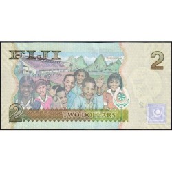 Fidji - Pick 109a - 2 dollars - Série CA - 2007 - Etat : NEUF