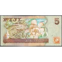 Fidji - Pick 110a - 5 dollars - Série CJ - 2007 - Etat : NEUF