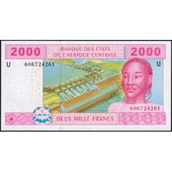 Cameroun - Afrique Centrale - Pick 208Ue - 2'000 francs - 2002 (2017) - Etat : NEUF