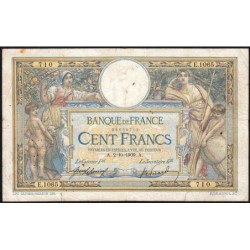 F 23-01 - 02/10/1909 - 100 francs - Merson sans LOM - Série E.1065 - Etat : TB-