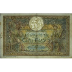F 23-03 - 08/08/1911 - 100 francs - Merson sans LOM - Série K.1382 - Etat : TTB