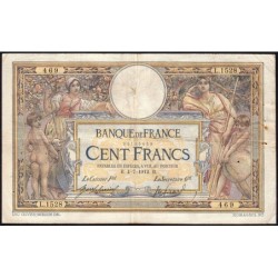 F 23-04 - 04/07/1912 - 100 francs - Merson sans LOM - Série L.1528 - Etat : TTB-