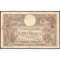 F 23-08 - 17/06/1916 - 100 francs - Merson sans LOM - Série Y.3481 - Etat : TB-