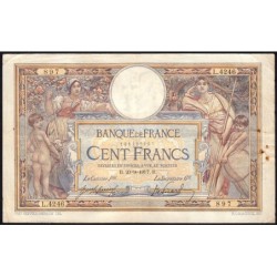 F 23-09a - 20/09/1917 - 100 francs - Merson sans LOM - Série L.4246 - Etat : TTB-