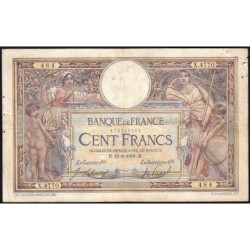 F 23-10 - 13/06/1918 - 100 francs - Merson sans LOM - Série X.4770 - Etat : B+