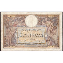 F 23-10 - 09/09/1918 - 100 francs - Merson sans LOM - Série H.5062 - Etat : TB-