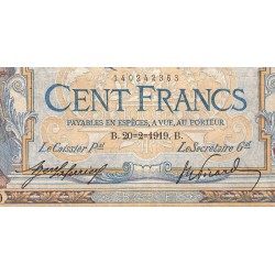 F 23-11 - 20/02/1919 - 100 francs - Merson sans LOM - Série S.5610 - Etat : AB