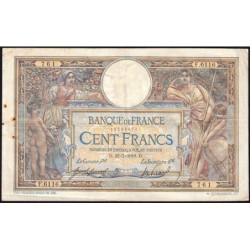 F 23-11 - 22/07/1919 - 100 francs - Merson sans LOM - Série F.6116 - Etat : TB+