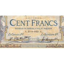 F 23-16 - 10/09/1923 - 100 francs - Merson sans LOM - Série T.9685 - Etat : B+