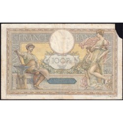 F 23-16 - 15/10/1923 - 100 francs - Merson sans LOM - Série Q.9837 - Etat : AB