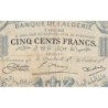 Tunisie - Pick 5b - 500 francs - Série X.147 - 09/04/1924 - Etat : TB