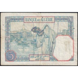Tunisie - Pick 8c - 5 francs - Série 0.4882 - 21/01/1941 - Etat : TTB