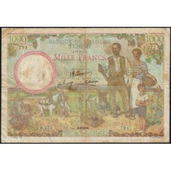 Tunisie - Pick 26 - 1'000 francs - Série D.272 - 04/09/1946 - Etat : TB-