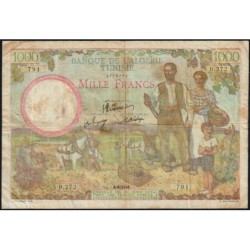 Tunisie - Pick 26_1 - 1'000 francs - Série D.272 - 04/09/1946 - Etat : TB-