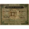 Régence de Tunis - Pick 42 - 50 centimes - Série 039 - 04/11/1918 - Etat : pr.NEUF