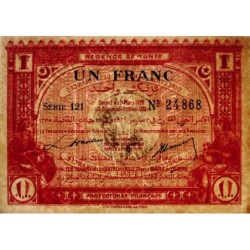 Régence de Tunis - Pick 49_3 - 1 franc - Série 121 - 03/03/1920 - Etat : SUP