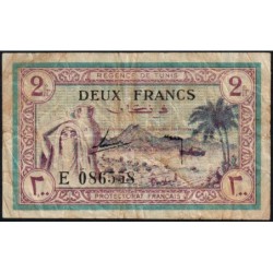 Régence de Tunis - Pick 56 - 2 francs - Série E - 15/07/1943 - Etat : TB-