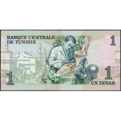 Tunisie - Pick 70 - 1 dinar - Série B/2 - 15/10/1973 - Etat : SUP