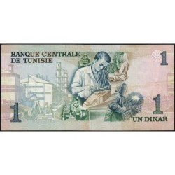 Tunisie - Pick 70 - 1 dinar - Série B/7 - 15/10/1973 - Etat : TTB
