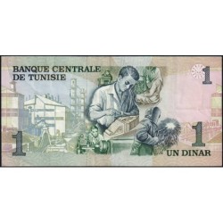 Tunisie - Pick 70 - 1 dinar - Série B/11 - 15/10/1973 - Etat : TTB+